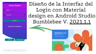 Cómo crear un LOGIN SCREEN con Material Design en Android Studio 2022