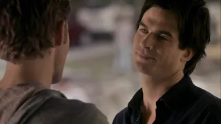 TVD 2x5 - "Oh come on, Stefan. You and Elena don't fight, especially not over me" | Delena Scenes HD