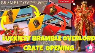 Luckiest Bramble Overlord Spin Crate Opening | 16K UC for the new Ultimate Outfit and all rewards