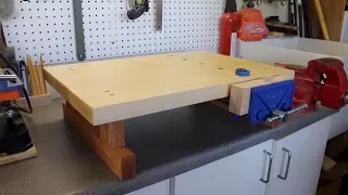 Making a Mini Tabletop Workbench // woodworking