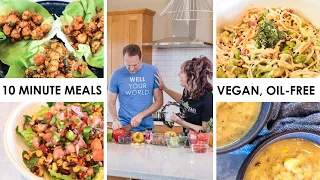 10 MINUTE MEALS Cooking Show - Vegan Oil Free