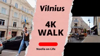 SUMMER IN LITHUANIA- 4K walk in Vilnius Oldtown ( Really tall men and beautiful women🥰🥰)