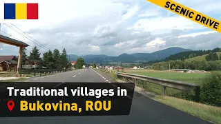 🔴 Romania • Traditional villages in Bukovina 🇷🇴【1080p HD】Driving in Bucovina / Bukovina / Bukovyna
