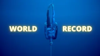 Constant Weight No Fins (CNF) Freediving World Record by Petar Klovar at CMAS Competition 2022