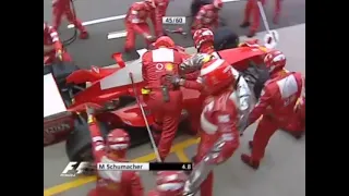 F1 – Pit stop Compilation of 2004