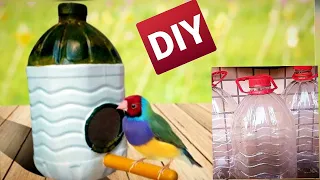 DIY CASINHA PARA PÁSSAROS, FEITA COM GALÃO DE 5 LT / RECYCLING BOTTLES