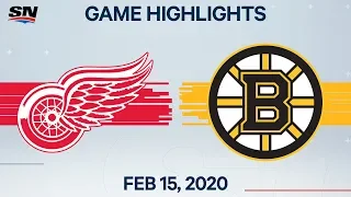 NHL Highlights | Red Wings vs. Bruins – Feb. 15, 2020