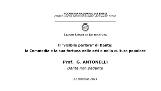 Dante: la Commedia e la sua fortuna nelle arti e nella cultura popolare. Dante non pedante