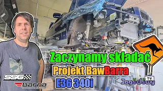 Projekt BawBarra - Zaczynamy składać to do kupy! || BMW E36 odc.4