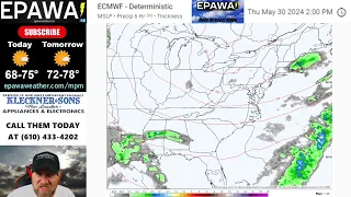 Thursday May 30th, 2024 video forecast