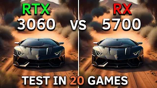 RX 5700 vs RTX 3060 | Test In 20 Games at 1080p | 2023