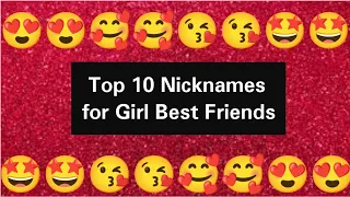 Top 10 nicknames For girl best friend ll Love quiz game ll Fun game ll @timtim995