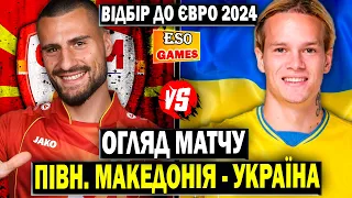 ⚡️Північна Македонія - Україна | Огляд матчу | Відбір до Євро 2024 !