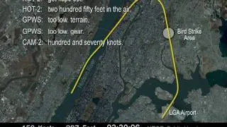 NTSB Animation: US Airways Flight 1549 - The Hudson River Emergency Landing