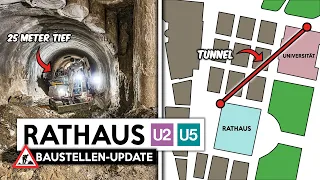 Der neue Tunnel zwischen Rathaus und Universität! | Das große U2xU5 Baustellen-Update aus Wien