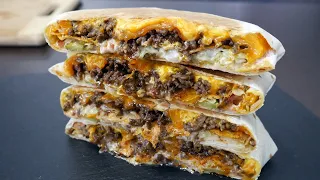 This BREAKFAST blew up the internet! Perfect TORTILLA WITH MEAT. Better than shawarma.