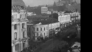 Кинохроника 1926 г. Москва. Театральный проезд.