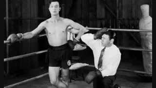Buster Keaton shirtless in The Dressing Room