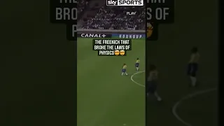 CARLOS FREEKICK ONLY  CAN BREAK THE LAWS OF PHYSICS 😎