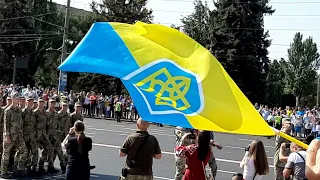 Запоріжжя, парад військових до 30-ї річниці Незалежності України