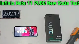 Infinix Note 11 PUBG NEW STATE Battery Drain Test | Infinix Note 11 PUBG NEW STATE Gameplay Test