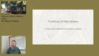 History of New Orleans: An interview with Justin Nystrom about Sicilian immigration