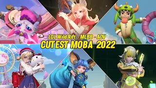 TOP 15 Cutest Hero in Moba - Cutest Moba 2022 - Mobile Legends - LOL Wild Rift - Arena Of Valor