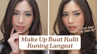 MAKE UP LOOK UNTUK KUNING LANGSAT | Basic Look Warna Netral Untuk Kuning Langsat