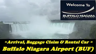 Buffalo Niagara Airport – Arrival, Baggage Claim & Rental Car Walkthrough (2023)