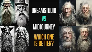 Midjourney vs Stable Diffusion/DreamStudio Comparison Test - Which One is Better?