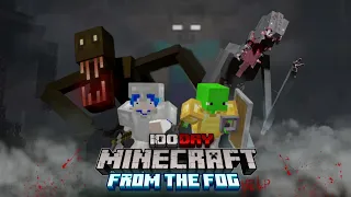 100 Ngày Sinh Tồn Thế Giới Sương Mù From The Fog Cùng Ông Bạn Trong Minecraft Bedrock  !!!!