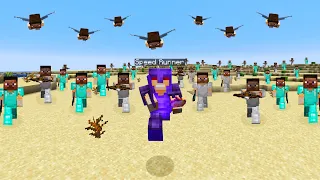 Minecraft ULTRA Netherite Speedrunner vs 100 Hunters