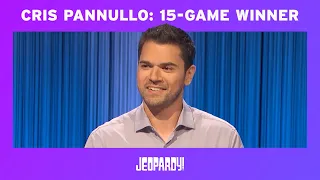 Cris' 15th Win! | Winners Circle | JEOPARDY!