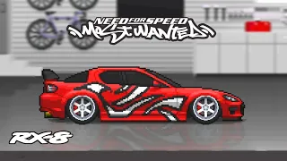 MAZDA RX8, MIA TOWNSEND NFSMW !!? Pixel Car Racer Indonesia