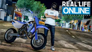 RAUBZUG mit der SUPERMOTO! - GTA 5 Real Life Online