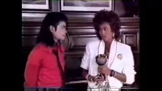 Whitney Houston entrega dos premios a Michael Jackson en 1989 - Sub. Español