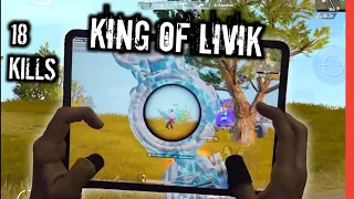 KING OF LIVIK | M416 + AKM GLACIER | IPAD PRO 5 FINGERS CLAW HANDCAM