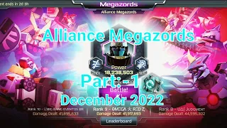 Power Rangers Legacy Wars~Alliance Megazords Part-1~December 2022