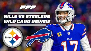 Bills vs Steelers NFL Wild Card Weekend Game Review  | PFF