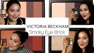 Victoria Beckham Beauty Smoky Eye Brick Signature | Tweed | Tuxedo | Silk  | SWATCHES & DEMO