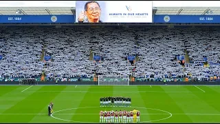 Minute's Silence At King Power Stadium | Leicester City vs. Burnley