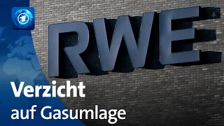 RWE will Gasumlage nicht in Anspruch nehmen