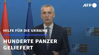 Stoltenberg: Nato-Länder haben der Ukraine 230 Panzer geliefert | AFP