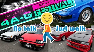 JDM Relaxing walk - All cars from 4AGE Festival