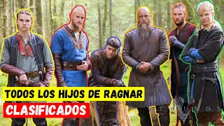 Todos los Hijos de RAGNAR | CLASIFICADOS | ⚔️ ¿Quien es el MEJOR hijo de RAGNAR? ⚔️ | TOP❌SERIES❌