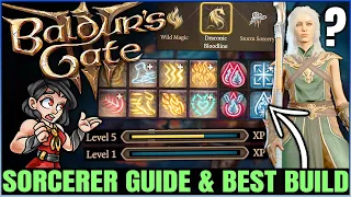 Baldur's Gate 3 - Full Sorcerer Class Guide & Best Build - All Subclasses, Spells, Feats & Tips!