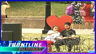 Luneta, punung-puno ng mga nagde-date, nagdiriwang ng Valentine's Day | Frontline Pilipinas