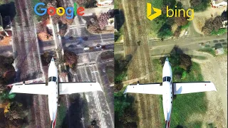 Best GROUND TEXTURE Mod for Microsoft Flight Simulator? MSFS2020 Google Maps vs Bing Maps in 4K