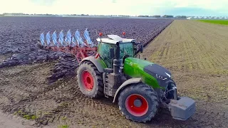 Ploughing & Wheat Drilling | Fendt 1050 - John Deere 8345RT | Immink Amstelveen [Heavy soil]