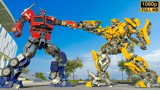 Transformers: Bumblebee vs Optimus Robot War in Future World | VFX COMOSIX [HD]